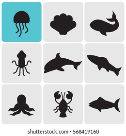 Sea Life Icons