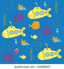 sea life pattern design
