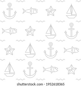 Sea life pattern design. Easy to edit with vector file. Can use for your creative content. Especially about world ocean day campaign in this june.