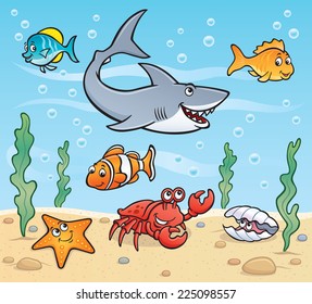 Sea Life Scene