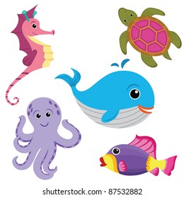 Sea life set
