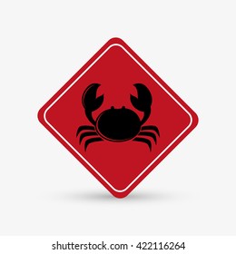 Sea lifestyle icon. nautical design. Flat illustration