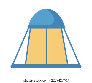 Sea lighthouse icon. Vector illustration