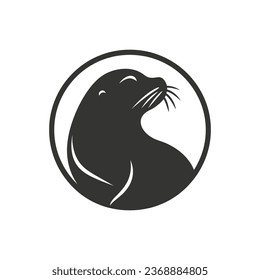 Sea lion Icon on White Background - Simple Vector Illustration