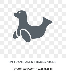 Sea lion icon. Trendy flat vector Sea lion icon on transparent background from animals  collection. 