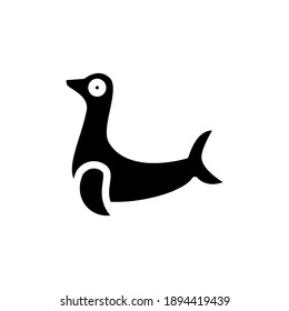 
Icono del león marino en vector. Logotipo
