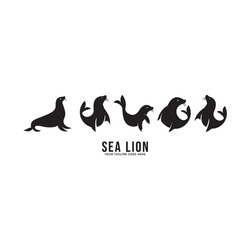 Sea Lion Symbol - Vector Illustration