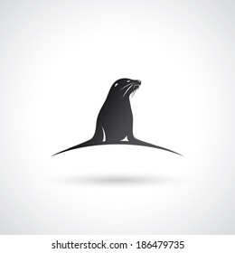 Sea Lion - Vector Illustration