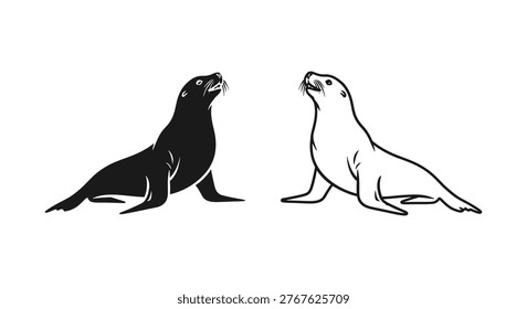 Sea Lion vs Sealion Comparison Guide Vector
