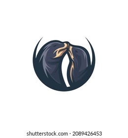 Sea Lions Couple Vector Design