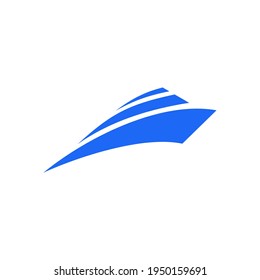 sea ​​boat logo brand vector