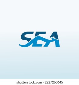 Sea logo design idea and inspiration