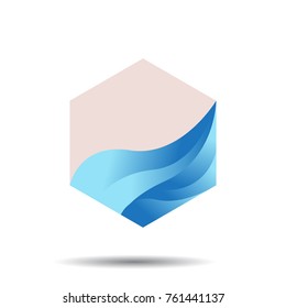 Sea Logo Template. Sea Logotype Isolated. Sea Vector Illustration.