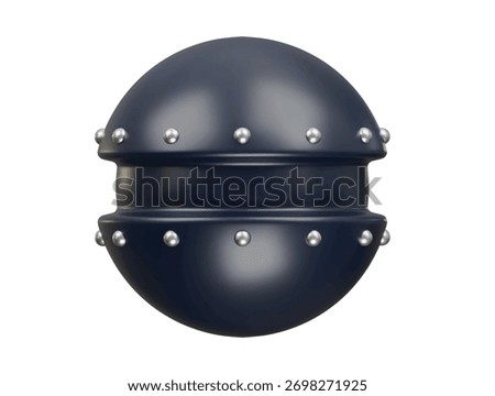 sea mine icon 3d illustration render