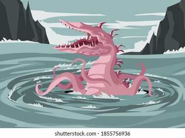 sea mythology whirlpool hungry charybdis monster