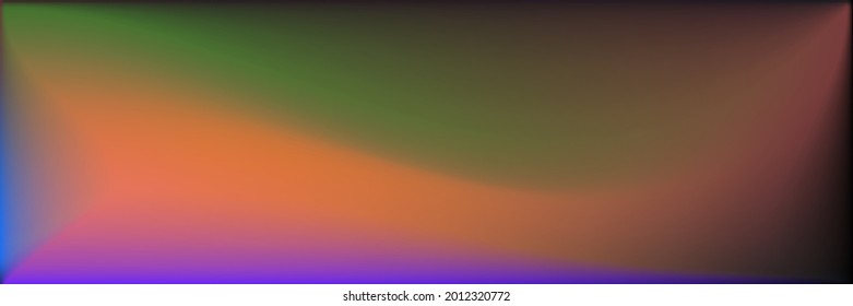Malla de degradado de olas de neón marino. Malla de degradado ondulada de color arcoiris. Ilustración de la superficie suavizada de Ocean Blank Water Smooth Surface. Fondo Natural Brillante Desdibujado. Fondo de diseño moderno multicolor en color.