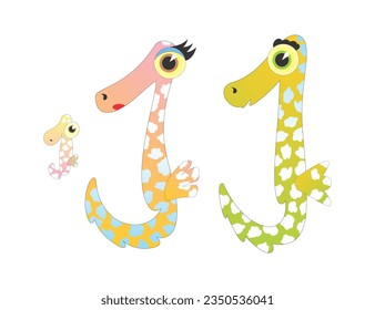 Sea Numbers, He, She, Baby