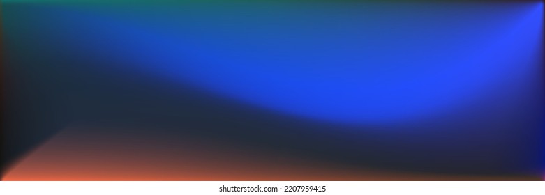 Sea Ocean Modern Design Backdrop. Water Multicolor Wavy Gradient Mesh. Bright Color Wavy Gradient Mesh. Vivid Colorful Natural Smooth Surface Illustration. Blank  Neon Trendy Background.