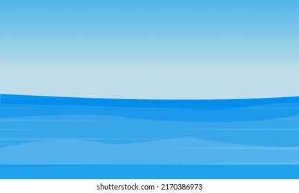 fondo vectorial de diseño con vistas al mar.