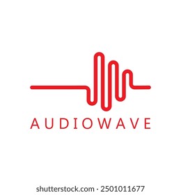 sea ocean wave line logo simple monoline style vector icon symbol illustration