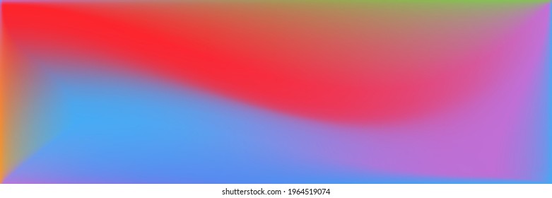 Sea Ocean Wavy Gradient Mesh. Rainbow Natural Vivid Smooth Surface Illustration. Blank Color Smooth Surface Backdrop. Multicolor  Vibrant Office Background. Bright Colorful Wavy Gradient Mesh.