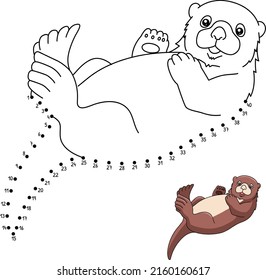 Sea otter Coloring Page for Kids