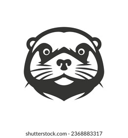 Sea otter Icon on White Background - Simple Vector Illustration