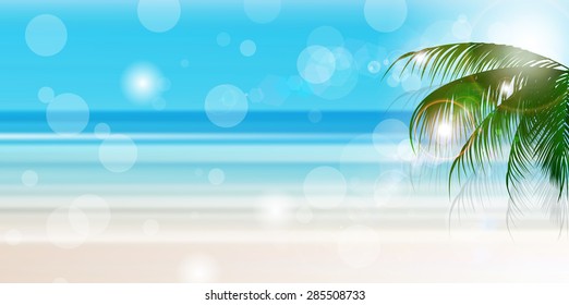 Sea palm background