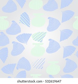   sea pattern, halftone . Hand drawn.