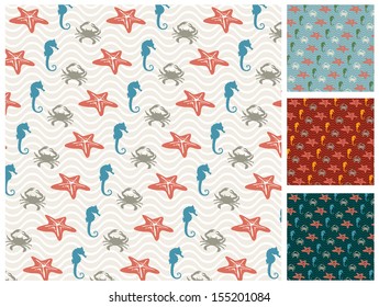 sea  pattern set