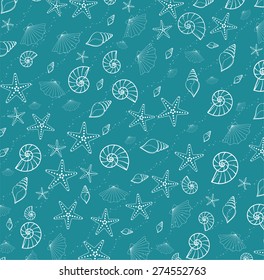 sea pattern texture from cockleshells