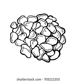 Sea pebbles