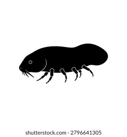 Sea Pig icon featuring a rare deep sea holothurian with a rounded body and walking legs. Clean vector design ideal for marine biology, ocean science, wildlife, and educational projects.