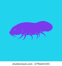 Sea Pig icon featuring a rare deep sea holothurian with a rounded body and walking legs. Clean vector design ideal for marine biology, ocean science, wildlife, and educational projects.