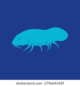 Sea Pig icon featuring a rare deep sea holothurian with a rounded body and walking legs. Clean vector design ideal for marine biology, ocean science, wildlife, and educational projects.