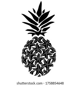 Sea pineapple. The pineapple of sea stars.