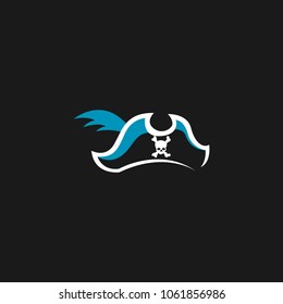 Sea Pirates logo template design. Vector illustration