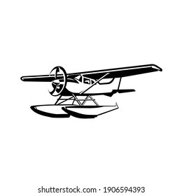 Sea Plane, Flying Boat, Boat Airplane Aviation Vector Isolated