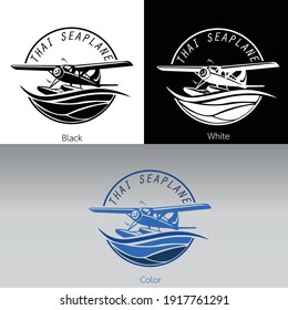 Sea plane logo Designed for people who are going to build their own business.