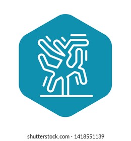 Sea plant icon. Outline illustration of sea plant vector icon for web design isolated on white background