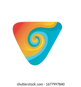 Sea Play Media Logo Design Unique