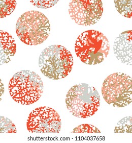 Sea polka dot. Seamless pattern can be used for wallpaper, pattern fills, web page background, surface textures.