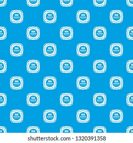 Sea salvation pattern vector seamless blue repeat for any use