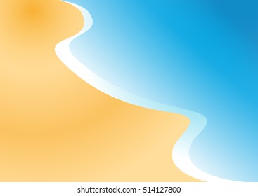 Sea sandy beach