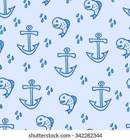 Sea seamless background
