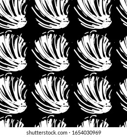 sea ​​shells seamless texture grunge vector illustration print