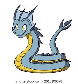 Sea Serpent Cute Dragon Cartoon