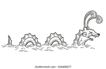 Sea Serpent Vector