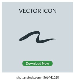 Sea serpent vector icon
