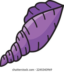 Ilustración de clipart coloreada de dibujos animados de la cubierta marina